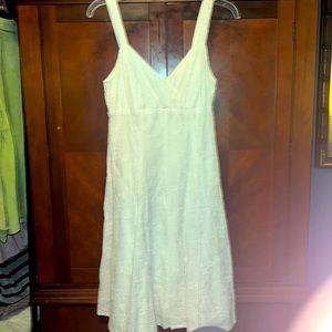 American living white eyelet sundress size 6